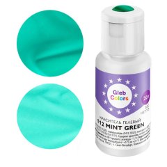 Краситель пищевой гелевый водорастворимый GLEB (CAKE) COLORS 112 Mint Green 20 г CC112MG