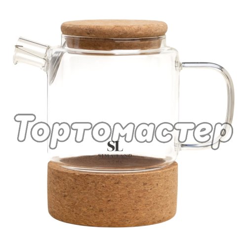 Чайник заварочный с пробковой подставкой и крышкой 10071495