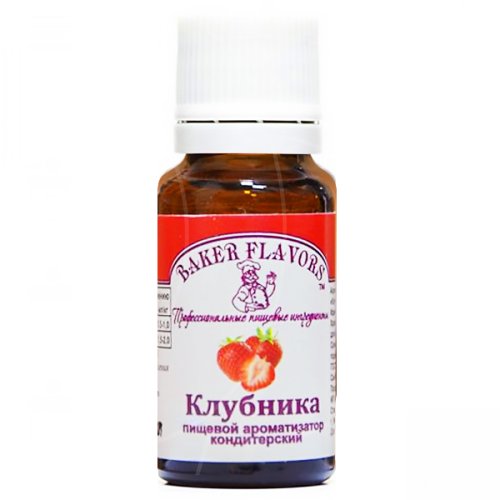 Ароматизатор пищевой натуральный Baker Flavors "Клубника" 10 мл 