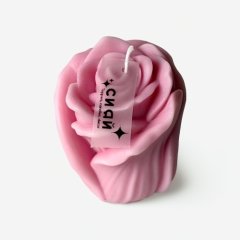 Свеча интерьерная "Розовая роза" 