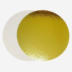 Подложка под торт Золото/Белая 3 мм 32 см 