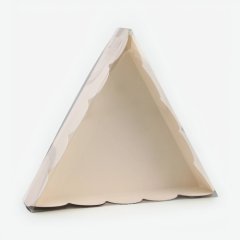 Коробка для сладостей с прозрачной крышкой Белая 18х18х4 см 7860246