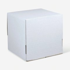 Коробка для торта белая 50х50х50 см 