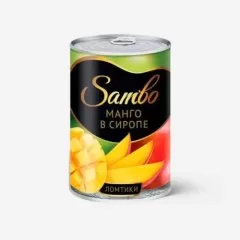 Манго в сиропе ломтики Sambo 415 г 