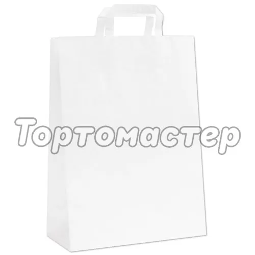 Пакет бумажный Белый 28х15х32 см Eco carrBag pl W 280